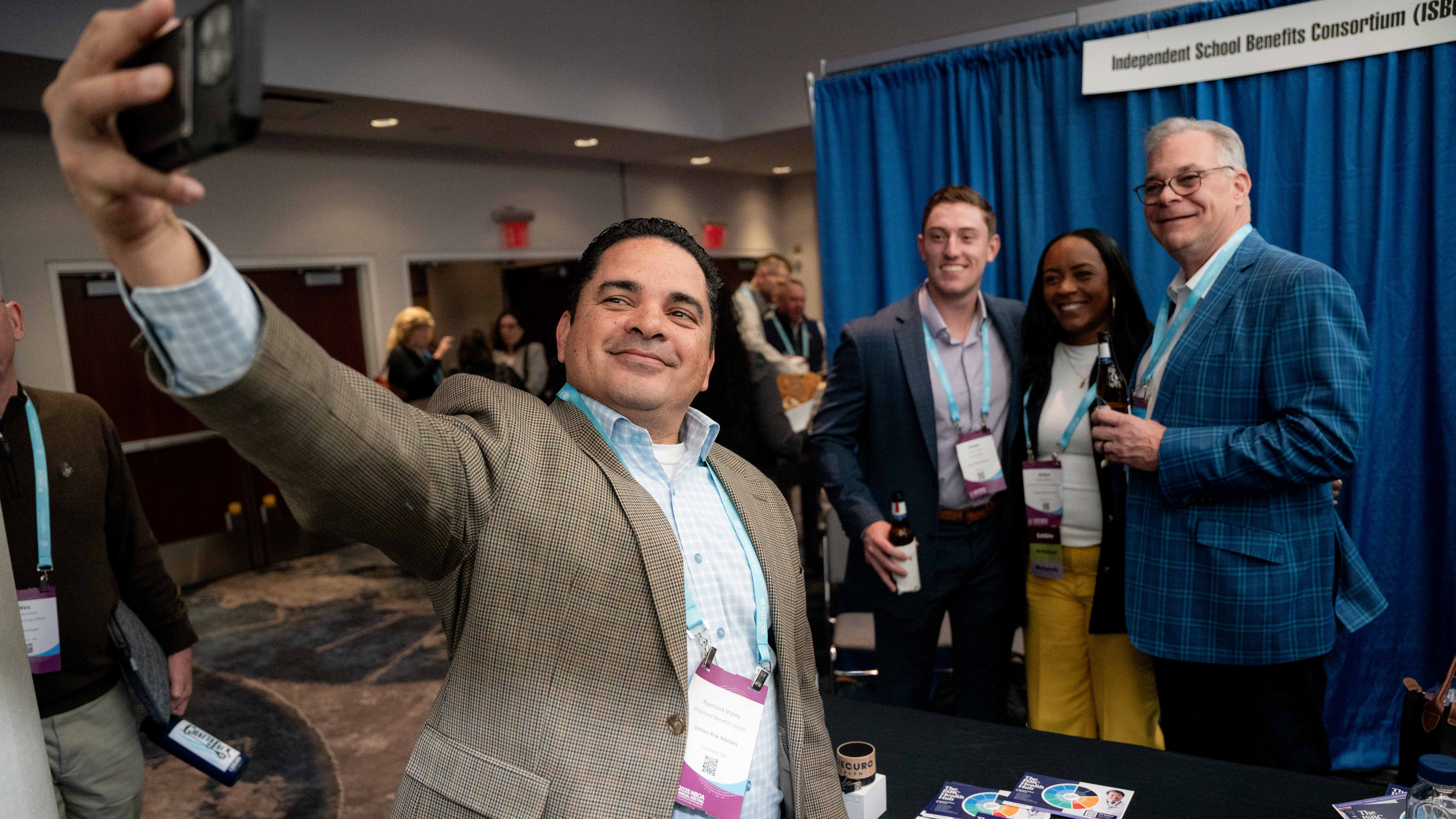 Group selfie at the 2025 NBOA Business Solutions Showcase