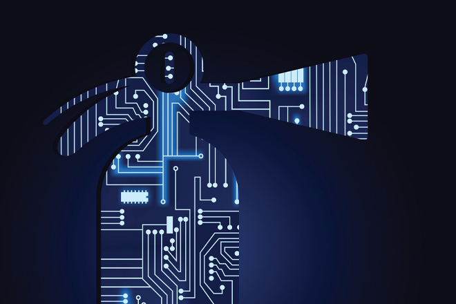 firewall concept stock image