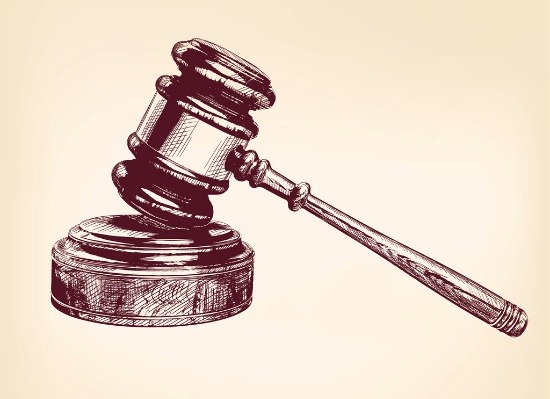 stock image of gavel