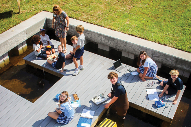 Saint Mark’s Episcopal School students